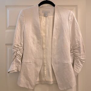 H&M Fitted Blazer, Cream, Size 2